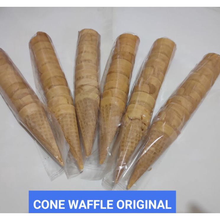 

Stok terbaru 5 pack( 50 pcs) CONE CORNELLO WAFFLE ORIGINAL