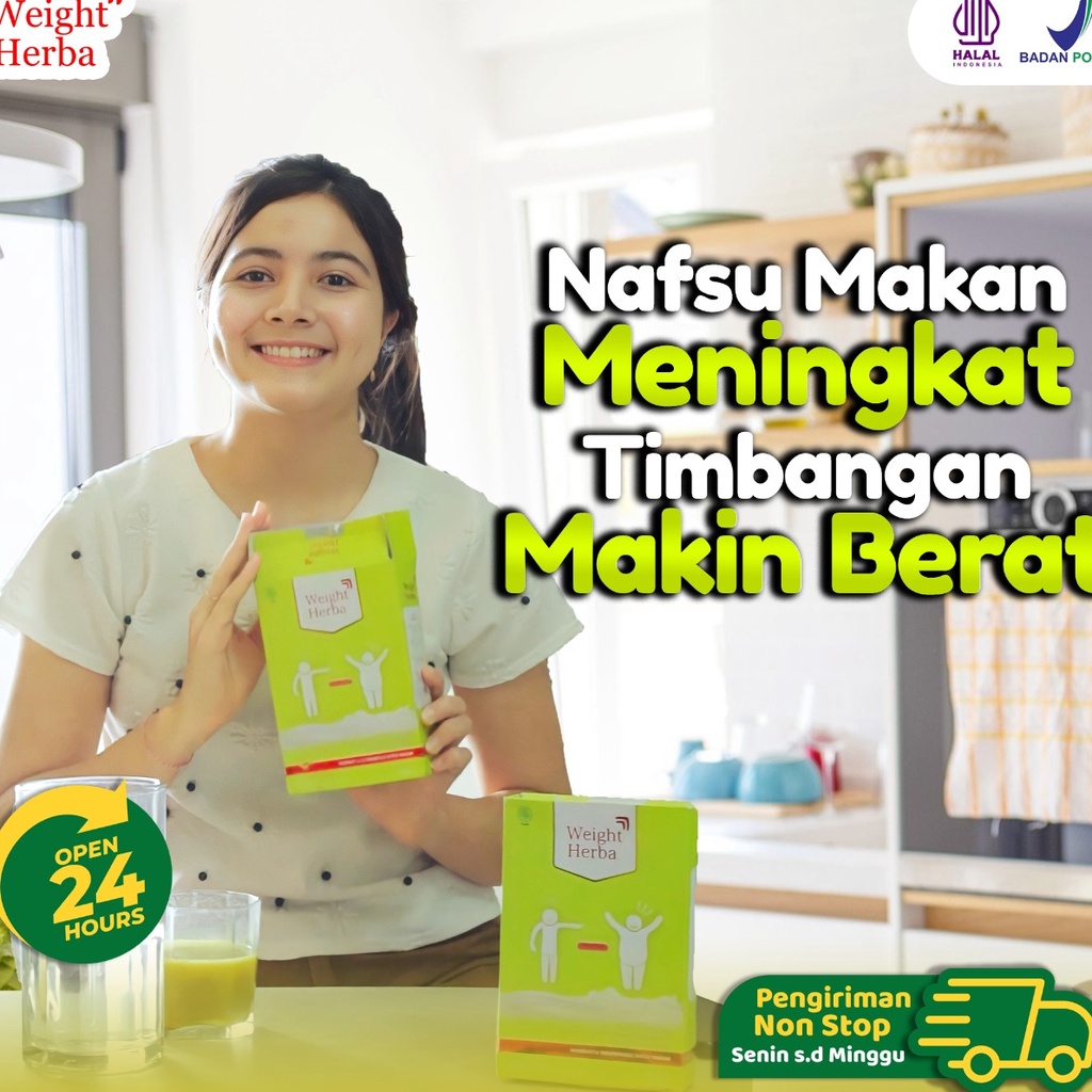 

『Perdana』 Susu Weight Herba - Original Susu Penggemuk Penambah Berat Badan Menambah Protein Terbaik Isi 200gr