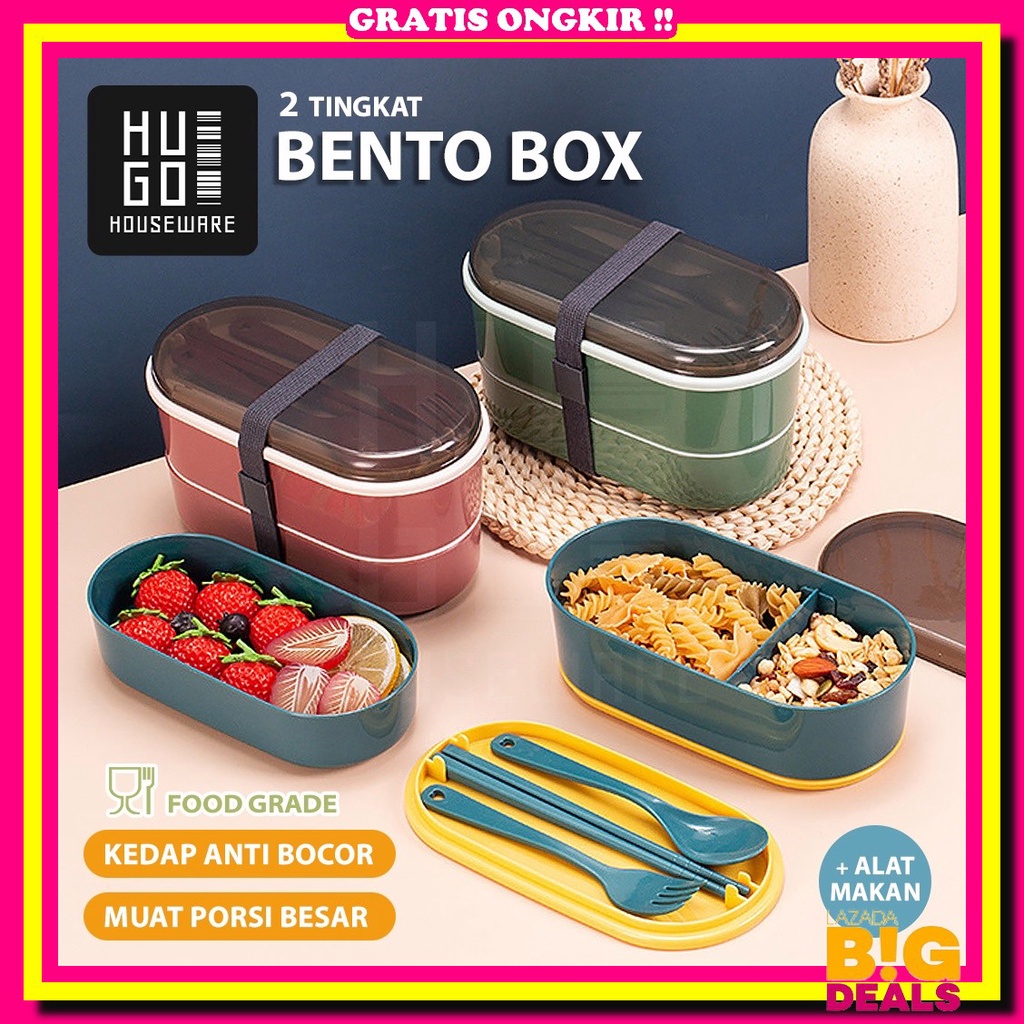 Paper Anti Tumpah Kotak Makan Boxlunch Susun Boks Bekal Makanan Sekat Lucu Tempat Bok Murah Soup Lun