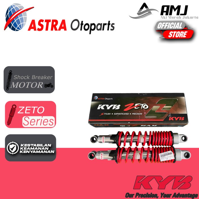 BEST QUALITY" Shockbreaker Kayaba Zeto / KYB Belakang Supra X / Shogun 125 / Blade