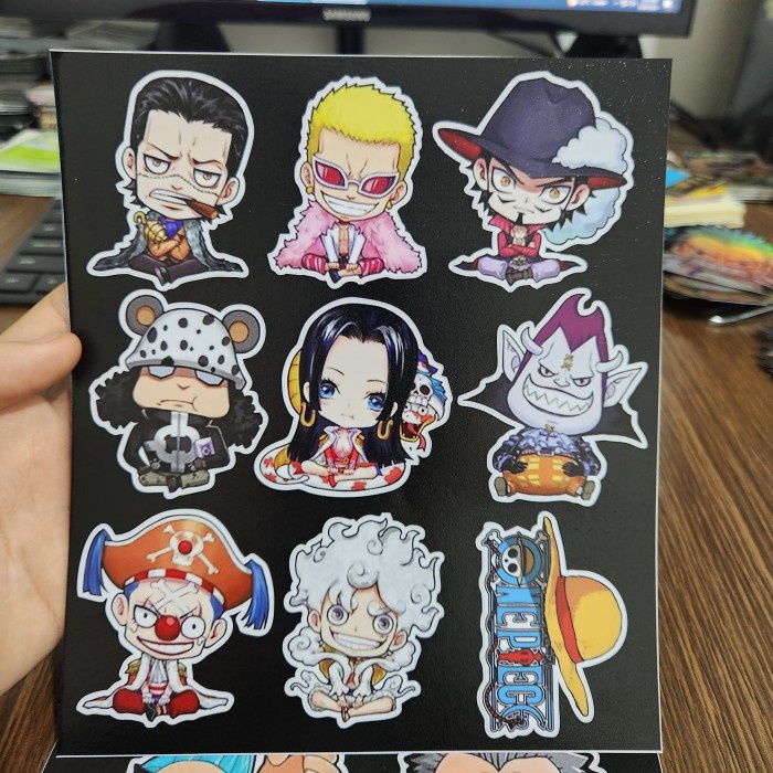 

Sticker Anime Set - PSS0012 - One Piece 9pcs