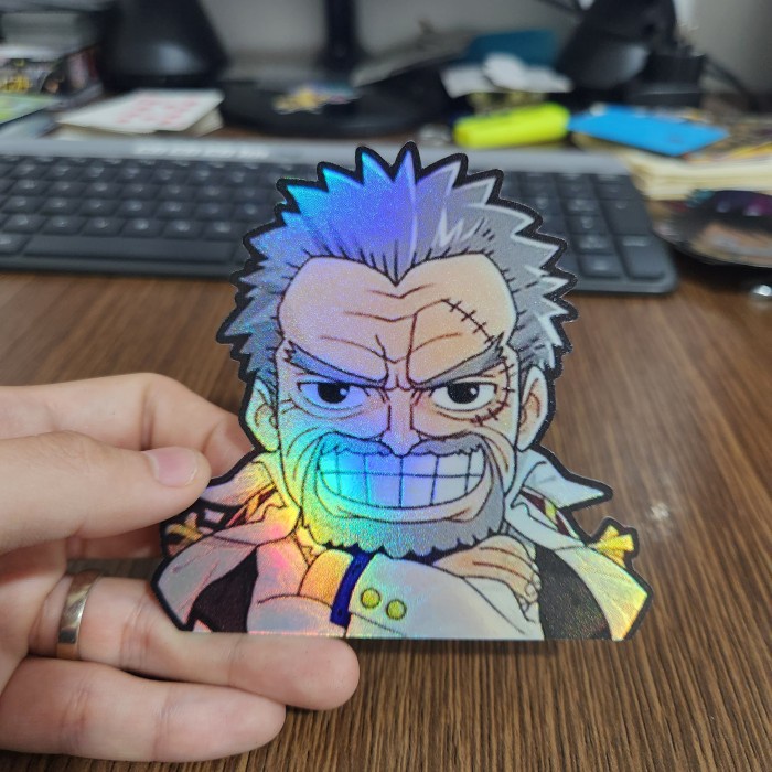 

Sticker Hologram Anime - PSH1782 - One Piece - Garp