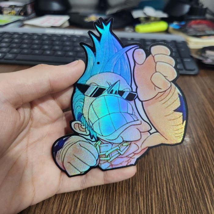 

Sticker Hologram Anime - PSH1777 - One Piece - Franky