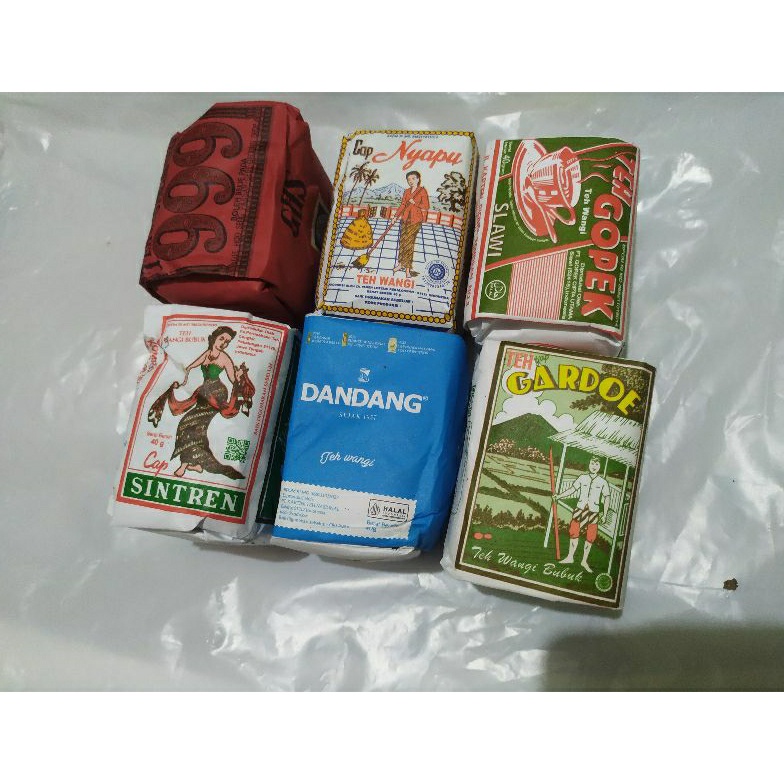 

SPECIAL PRICE E89 paket 6 teh solo sintren nyapu 999 gardoe gopek dandang wedangan angkringan solo viral ginasthel/teh racik solo wedangan hik/kombinasi 6 teh angkringan solo ㅄ