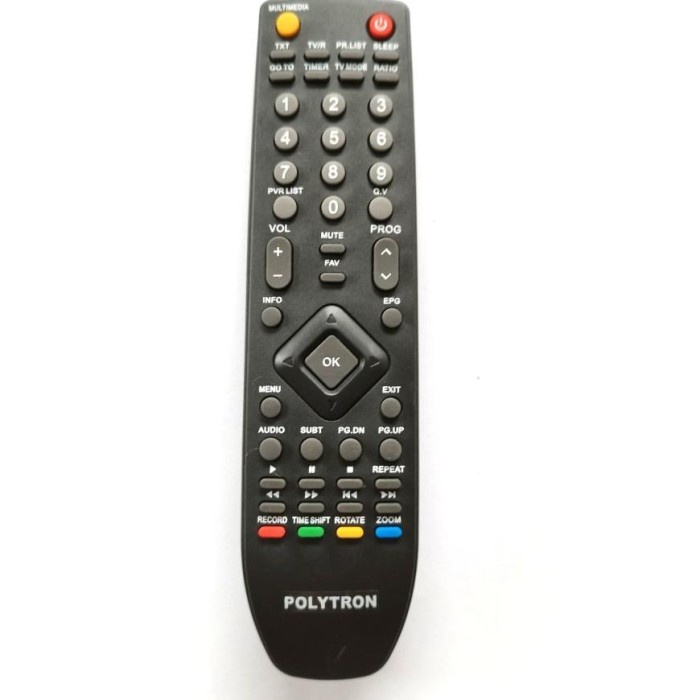 Remot Remote Stb Polytron Dvb T2 Pdv T2 Set Top Box Polytron