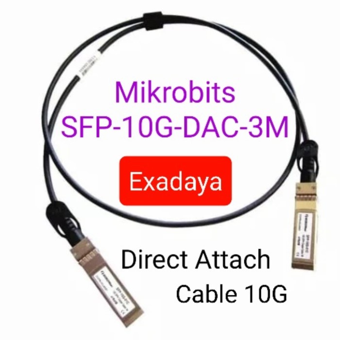MIkrobits SFP+ Direct Attach Cable 10G 3M SFP-10G-DAC-3M