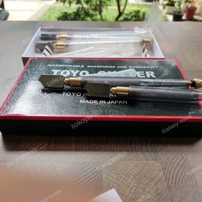 

Toyo pisau potong kaca TC-90 Asli MADE IN JAPAN alat pemotong kaca