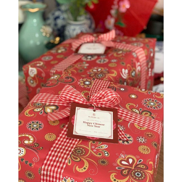 

❁Super Promo✭ 70RVV Customize Wrapping (Gift Paper + Template Greeting Card) by Plateful Co N72 ✰Best Produk