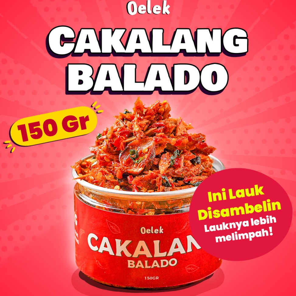 

ORIGINAL% Oelek Cakalang Balado Oelek/ Cakalang Suwir/ Ikan Cakalang