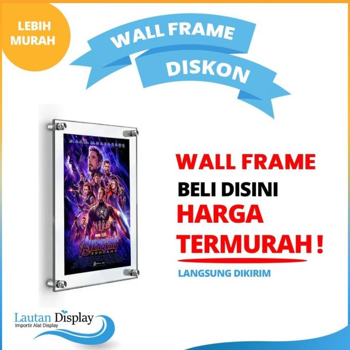 

Akrilik Dinding Tempel A4 Wall Frame Display Acrylic Poster A4