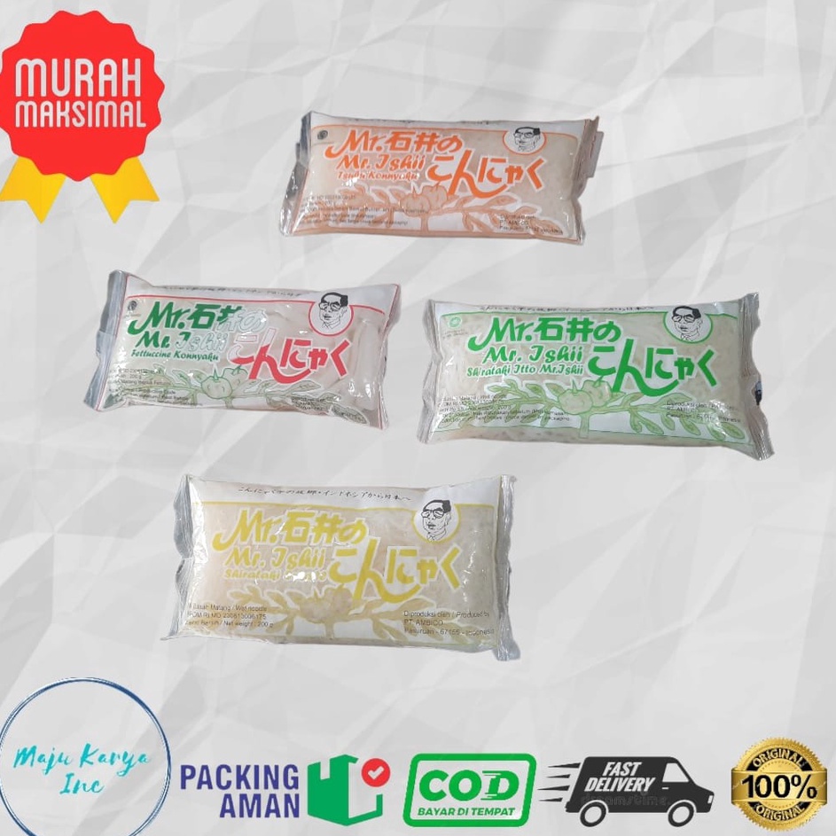 

⚡TOK SIAP 【COD Mie shirataki bihun shirataki fettucini tsubu shirataki basah