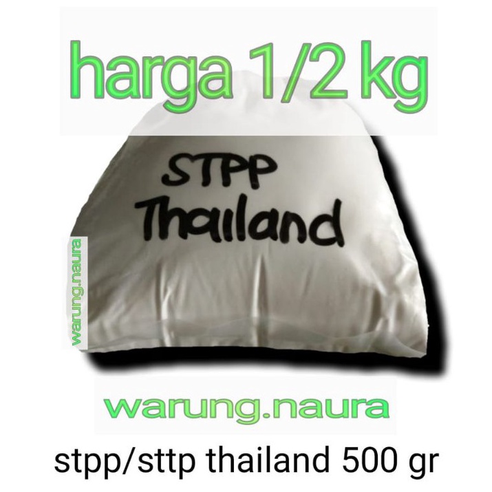 

Super Promo.. STPP STTP Sodium Tripolyphosphate Thailand 500g 66