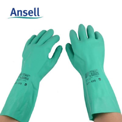 Terlaris Sarung Tangan Karet/Sarung Tangan Kimia /Ansell Solvex 37-175