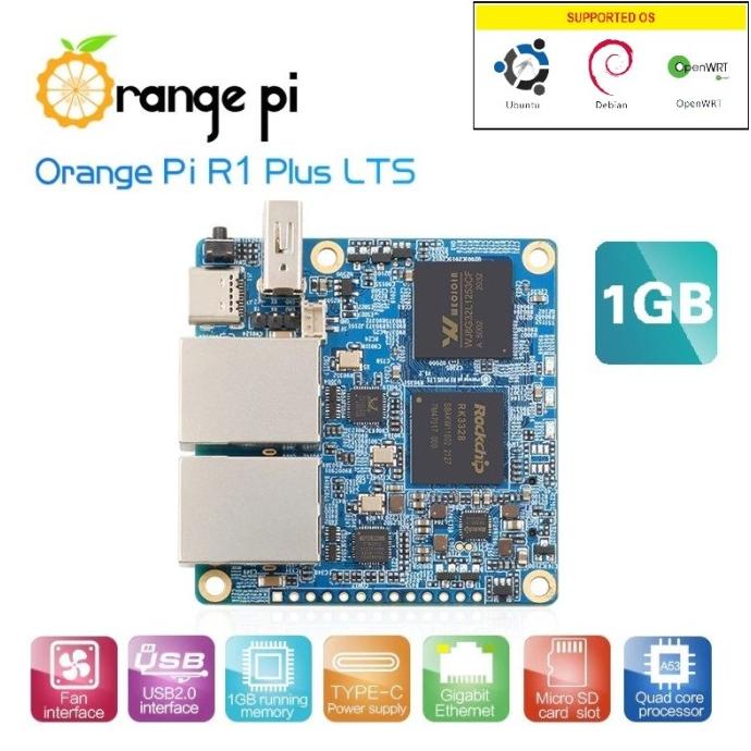 Orange Pi R1 Plus LTS - 1GB