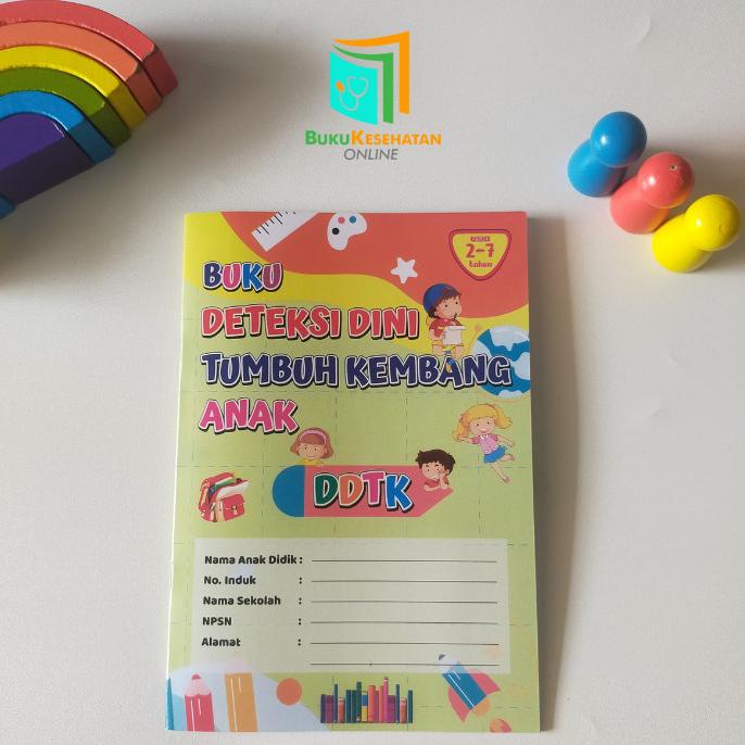 Buku Deteksi Dini Tumbuh Kembang Anak ( DDTK ) PAUD TK Usia 2-7 Tahun free ongkir
