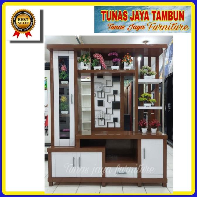 Pajangan Partisi Tv , Pajangan Tv Bloktik , Pajangan Minimalis Partisi