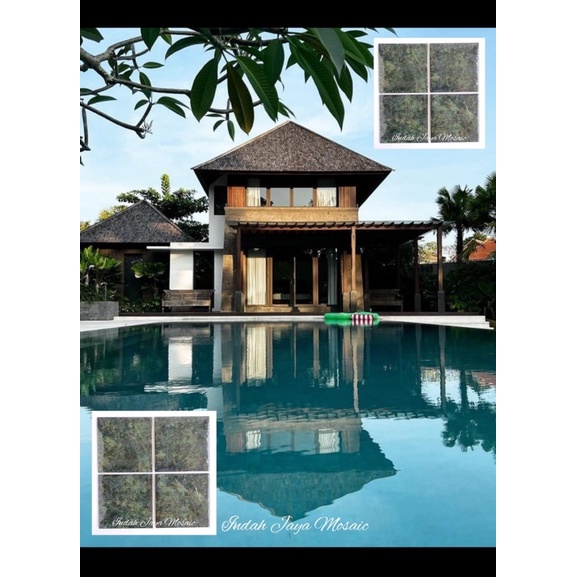Keramik Kolam Renang Bali | Keramik Kuda Laut Mass Rectura 15*15 cm