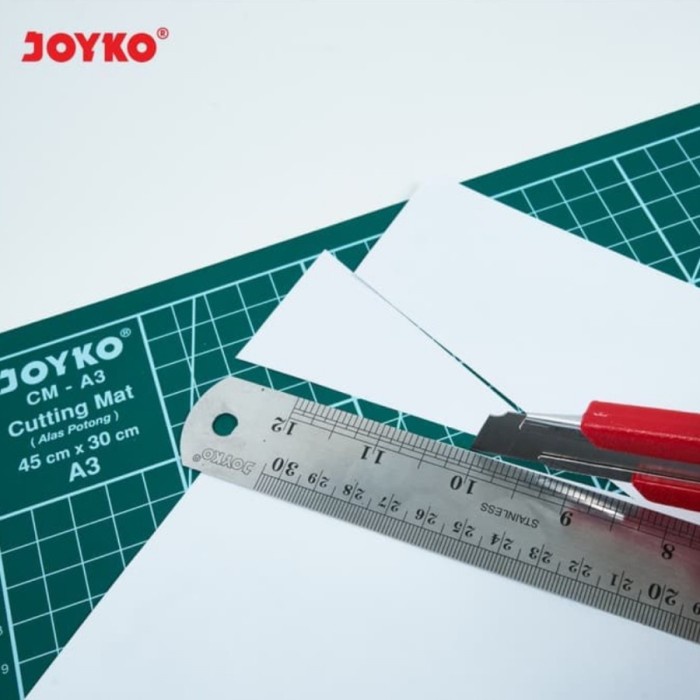 

Terlaris Joyko Cutting Mat A3 Alas Potong Cutter (45 X 30 X 0,3 Cm)