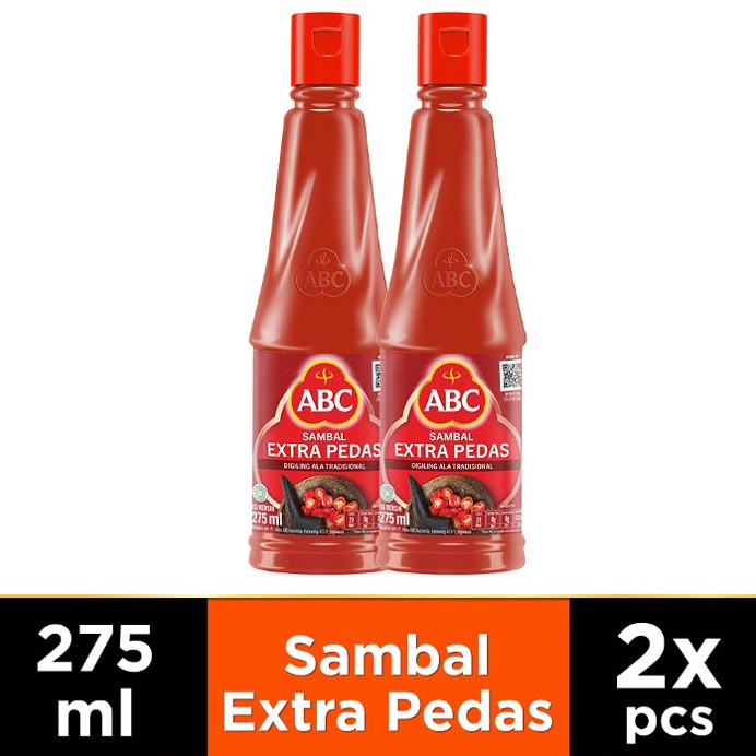 

⇂ ABC Saus Sambal Extra Pedas 275 ml - Twin Pack ⇒