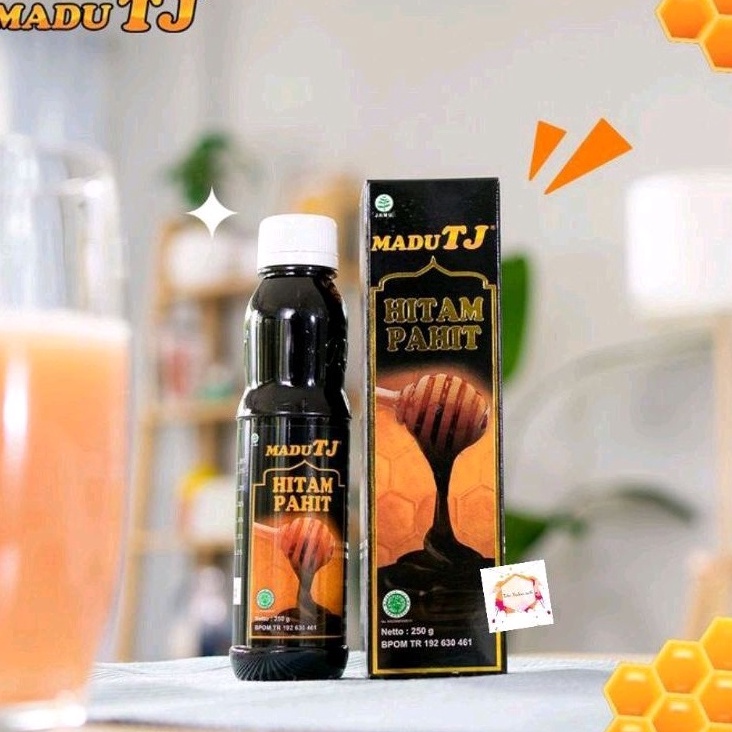 

⇝ Madu Tj Hitam Pahit 250 gram / madu hitam pahit/ menjaga daya tahan tubuh /madu hitam ↷
