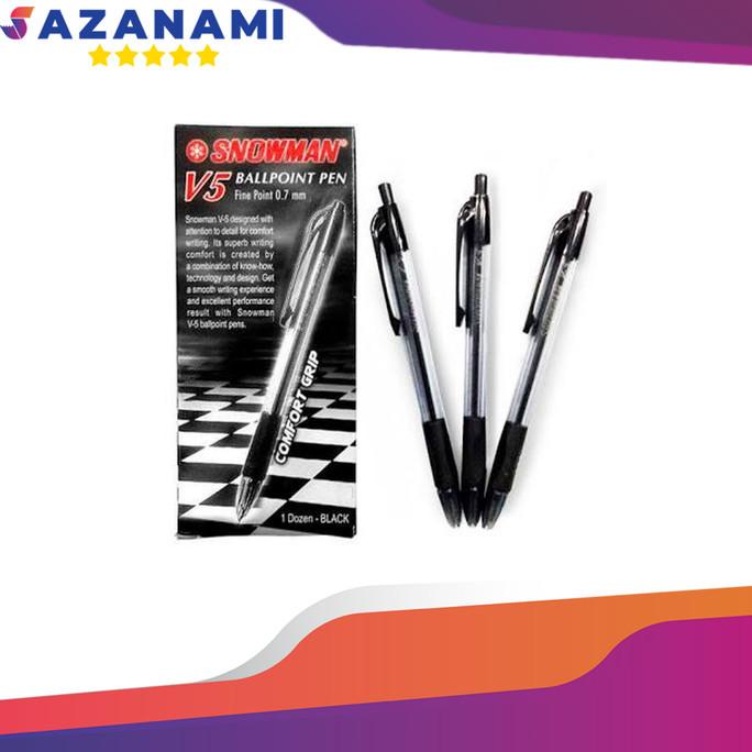 

Pulpen Snowman V5 Hitam Pen Snowman V5 Ballpoint 1 Pack 12Pcs