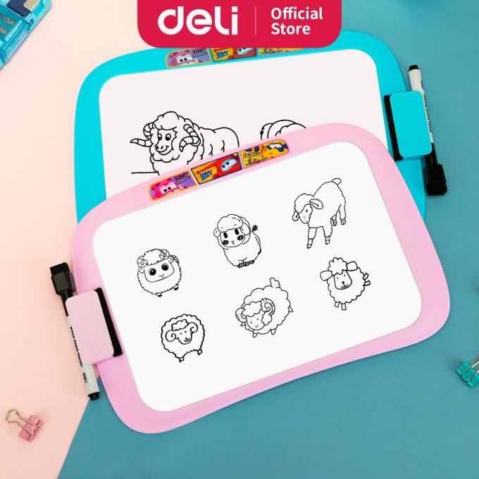 

Deli Papan Tulis Super Wings Dengan Bingkai Dua Sisi 205*286Mm Eh50002