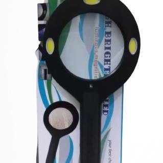 

Kaca Pembesar Dengan 3 Lampu Led Uv Ultraviolet Deteksi Cek Uang