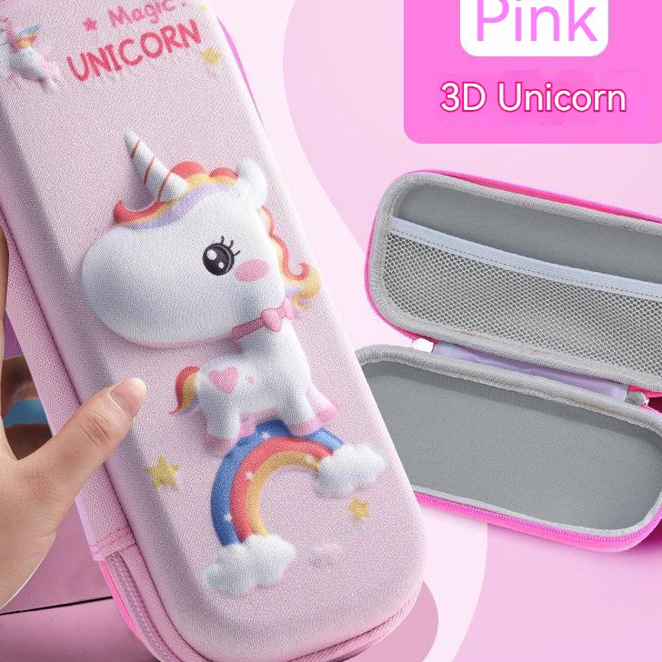 

[KODE PRODUK AHQL08047] Tempat Pensil 3D / Pencil Case Cute Box Unicorn Kawaii Stationery