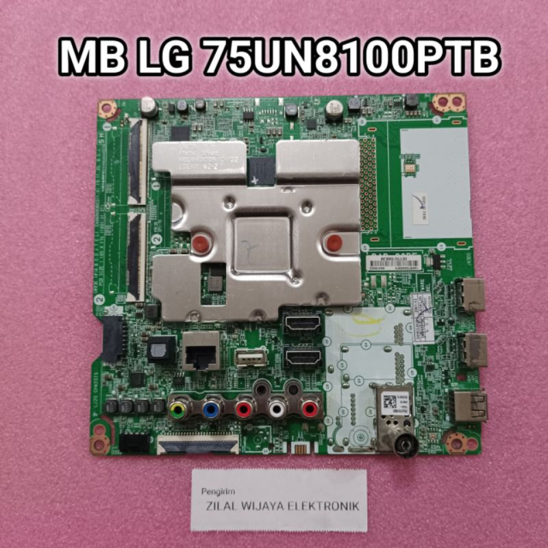 LG 75UN8100PTB - MB - MAINBOARD - MOTHERBOARD - MOBO - MESIN TV - MB TV LG - TV LG - MB ORIGINAL