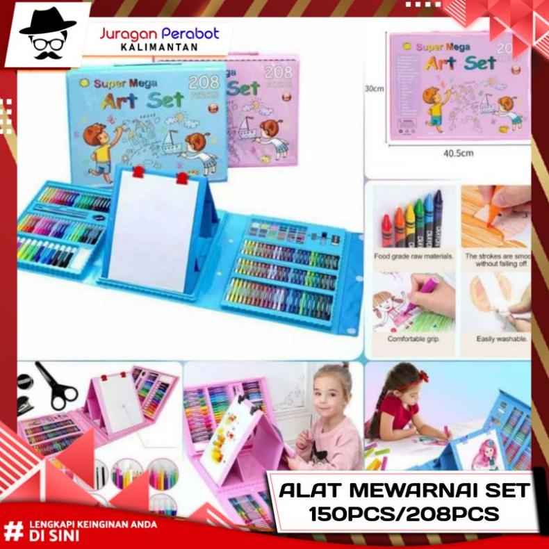 

Alat Mewarnai 208 Pcs / Crayon Set 150pcs / Crayon Mewarnai 150pcs dan 208pcs / Alat menggambar Set Anak
