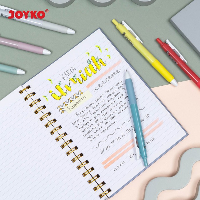 

Gel Pen Pulpen Pena Joyko Gp-359 Blitzy Gel 0.5 Mm