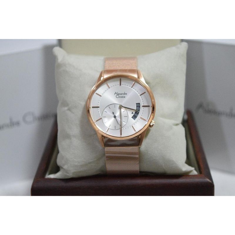 jam tangan pria Alexandre Christie 8519 MSBRGSL