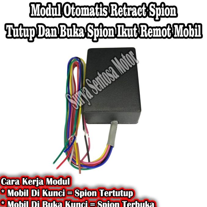 Modul Retract Keylees Buka Tutup Spion Dg Remot Mobil