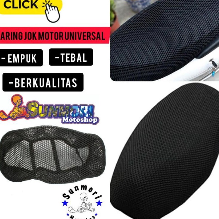 ❈Terkini✻ HFYNV Jaring Jok Motor Jaring Anti Panas Size S M L XL XXL XXXL FOR Beat Vario Pcx 150 160
