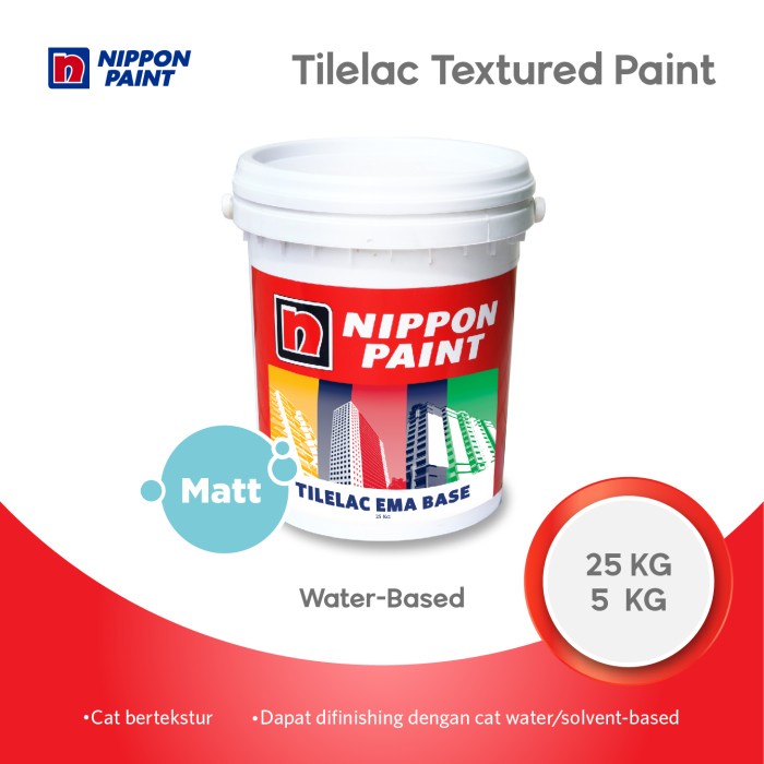 Terlaris Tilelac Textured Paint-25Kg- Cat Intermediate Tekstur Nippon Paint