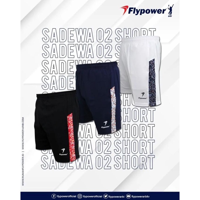 New Stock  Celana Flypower Badminton Bulutangkis Flypower Sadewa 2 Original