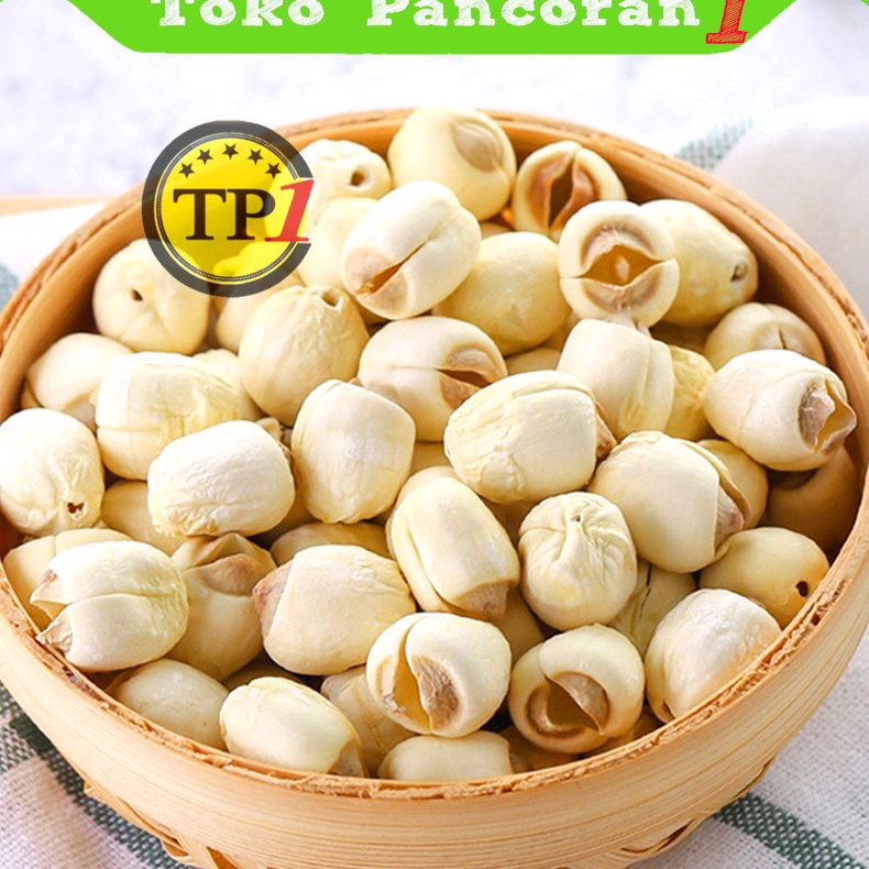 

➴Laris☈ KNDSF Biji Teratai / Lotus Seed / Lien Zi /100 gr murah A63 ↔Murah Banget
