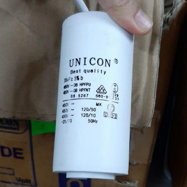 Kapasitor Capacitor Pompa 35Uf 450Vac Unicon Running 35 Uf 400V 450V