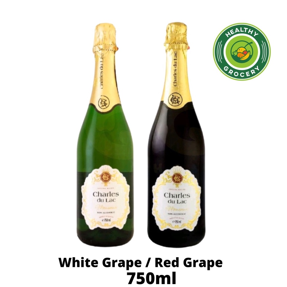 

Best.. Charles Du Lac Sparkling Red Grape / White Grape Drink Non Alcohol 750ml Halal 74