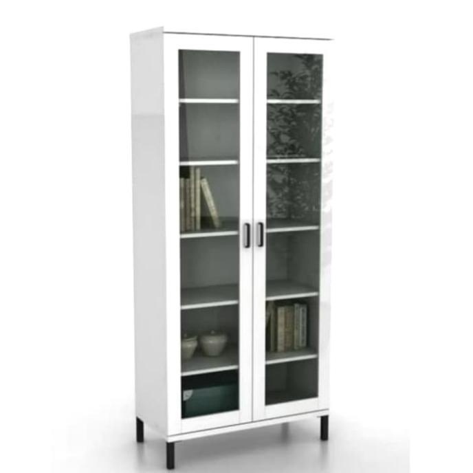 

Rak Buku Lemari Arsip Kantor Setbaguna Pintu Kaca 2 Pintu