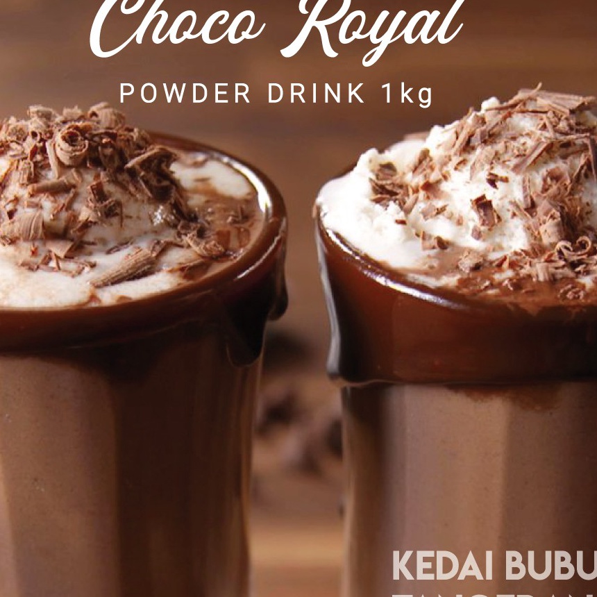 

Bubuk Minuman Choco Royal Bubble drink Powder drink Ice Blended 1kg Javaland