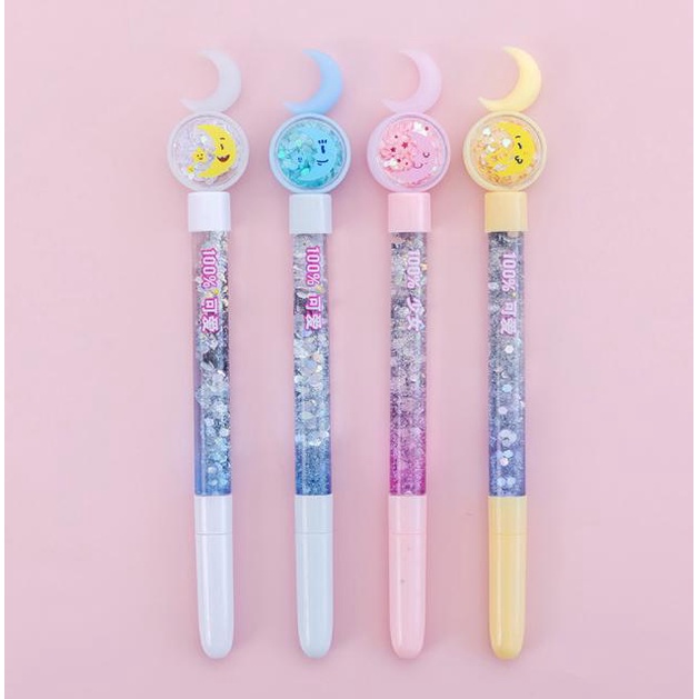 

Pulpen Glitter Air Karakter Lucu