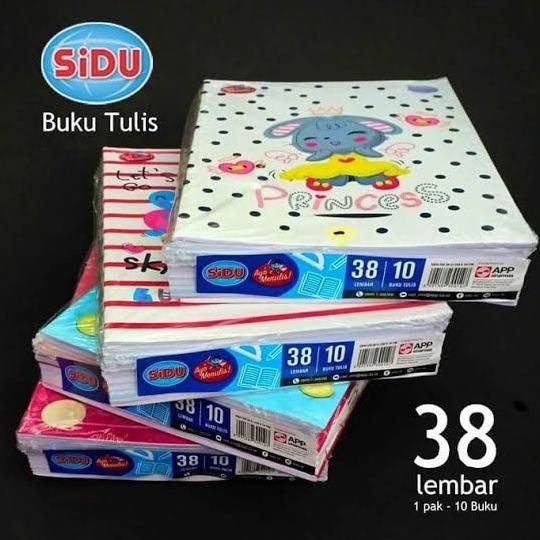 

Buku Tulis Sekolah Bergaris Sidu Isi 38 Lembar