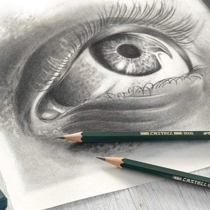 

Faber-Castell Pensil Ujian - 2B Castell 9000