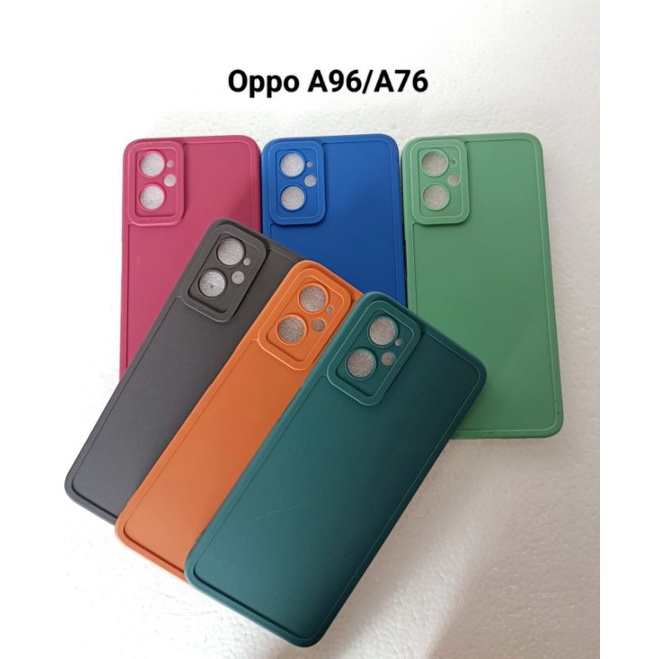 Case Oppo A76/A96 Soft case Candy Makaron Protect Camera TPU
