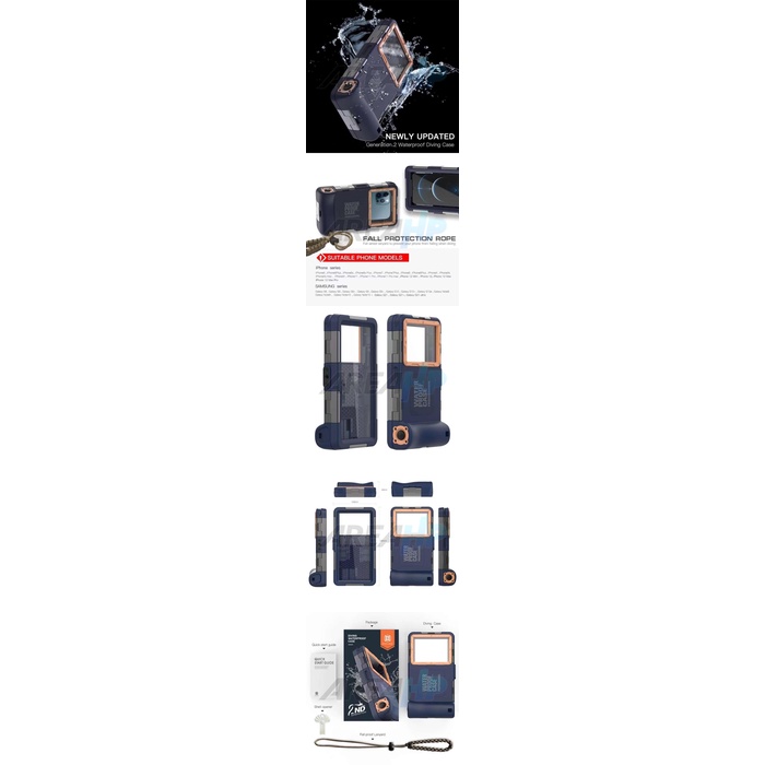 Shellbox Diving Waterproof Case 15M Samsung A03,A13,A23,A33,A53,A73