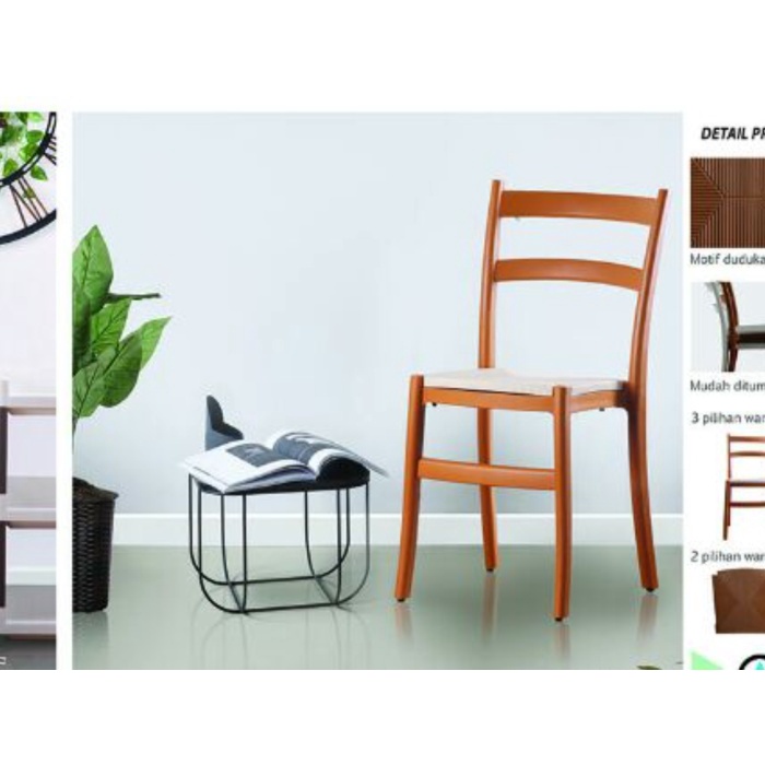 Terlaris Kursi Makan / Kerja / Sender Plastik Olymplast 608
