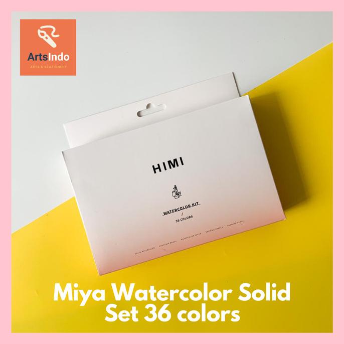

Miya Watercolor Solid Set 36 colors - Miya Himi