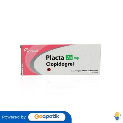 PLACTA 75 MG BOX 30 TABLET