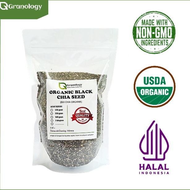 

[KODE PRODUK QWAZG9798] Organic Chia Seed Peru (500 gram) by Granology
